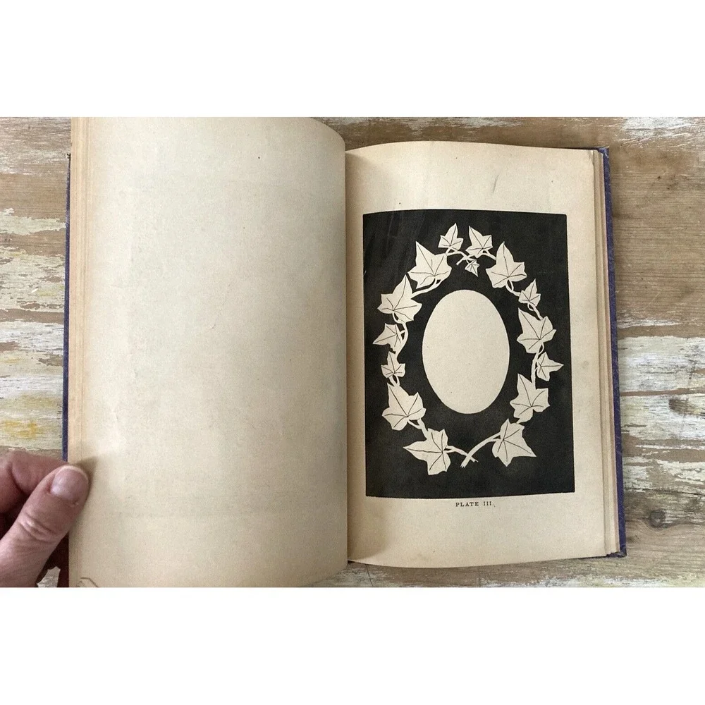 Vintage book Sorrento and Inlaid Work for Amateurs Arthur Hope orig designs 1877